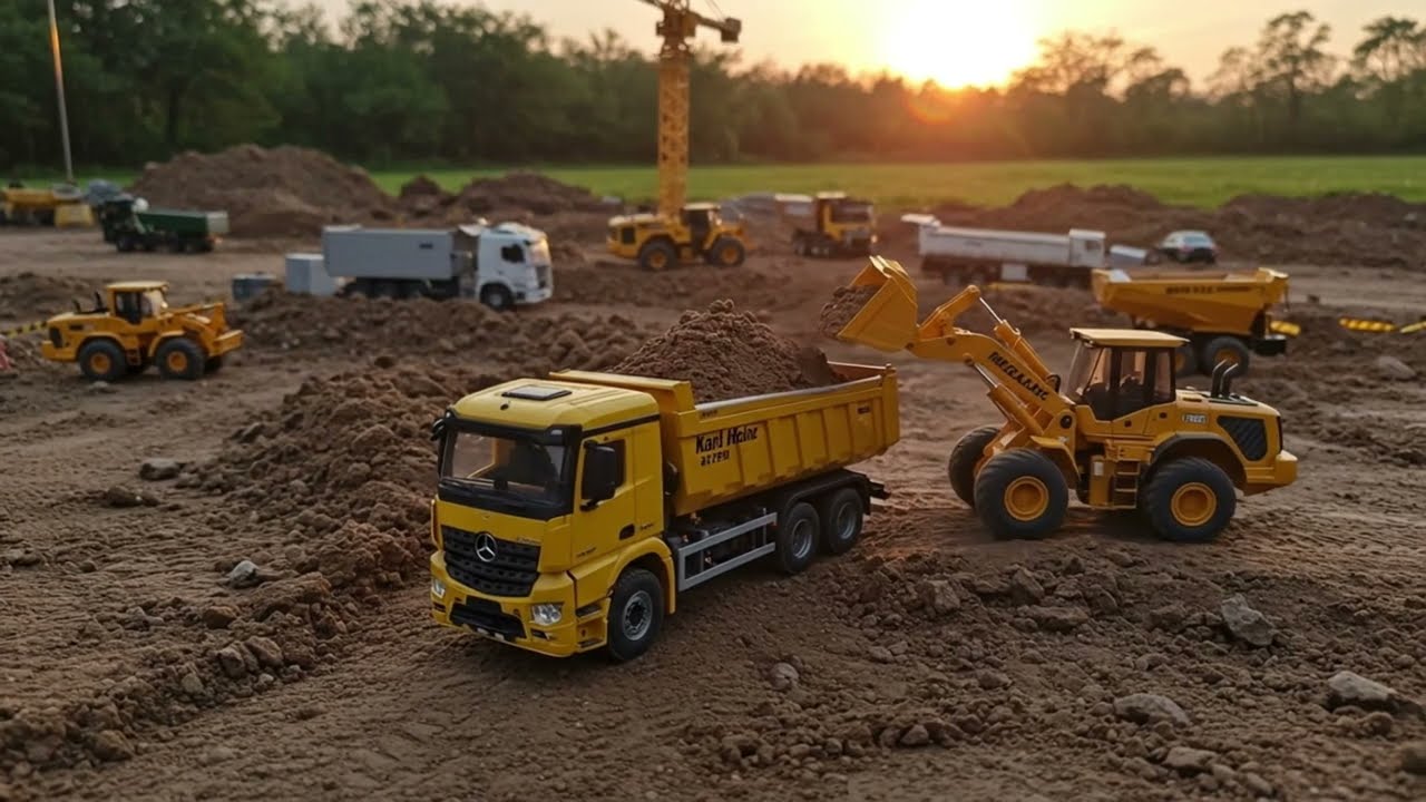 Unbelievable RC Excavators & Dump Trucks Working Like Real!