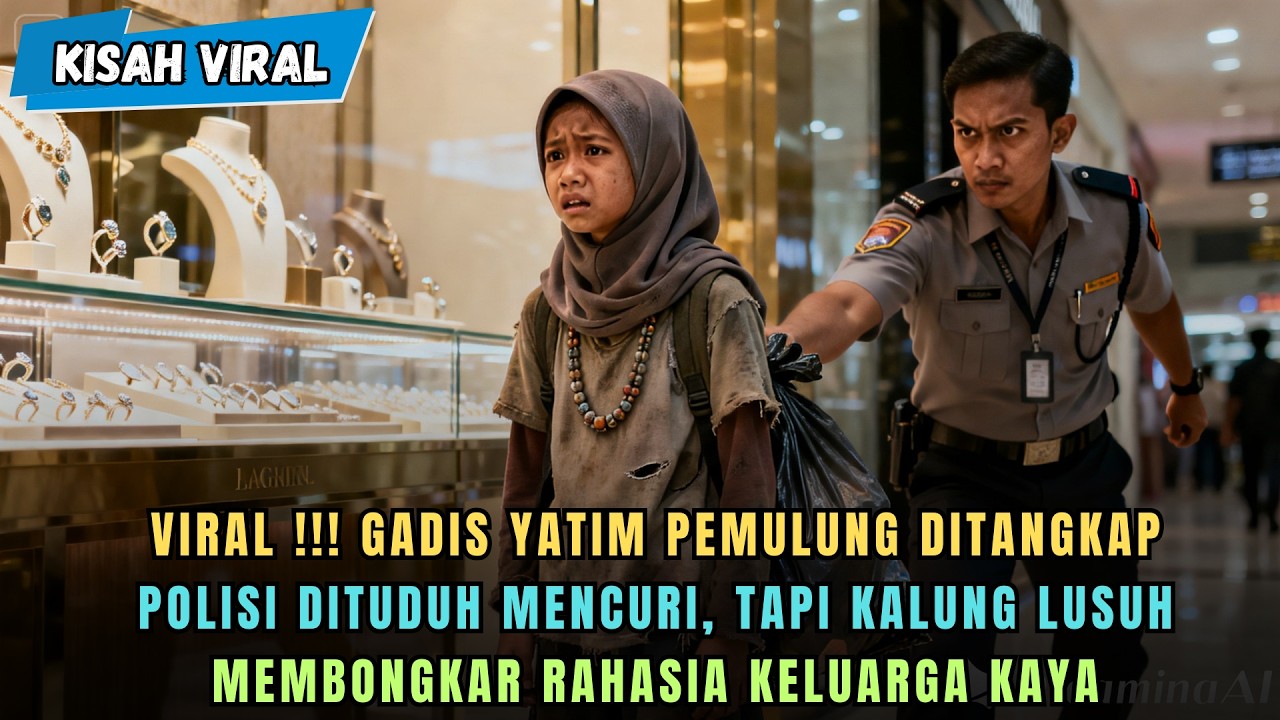 VIRAL !!! Gadis Yatim Ditangkap Polisi Dituduh Mencuri, Tapi Kalung Lusuhnya Membongkar Rahasia...