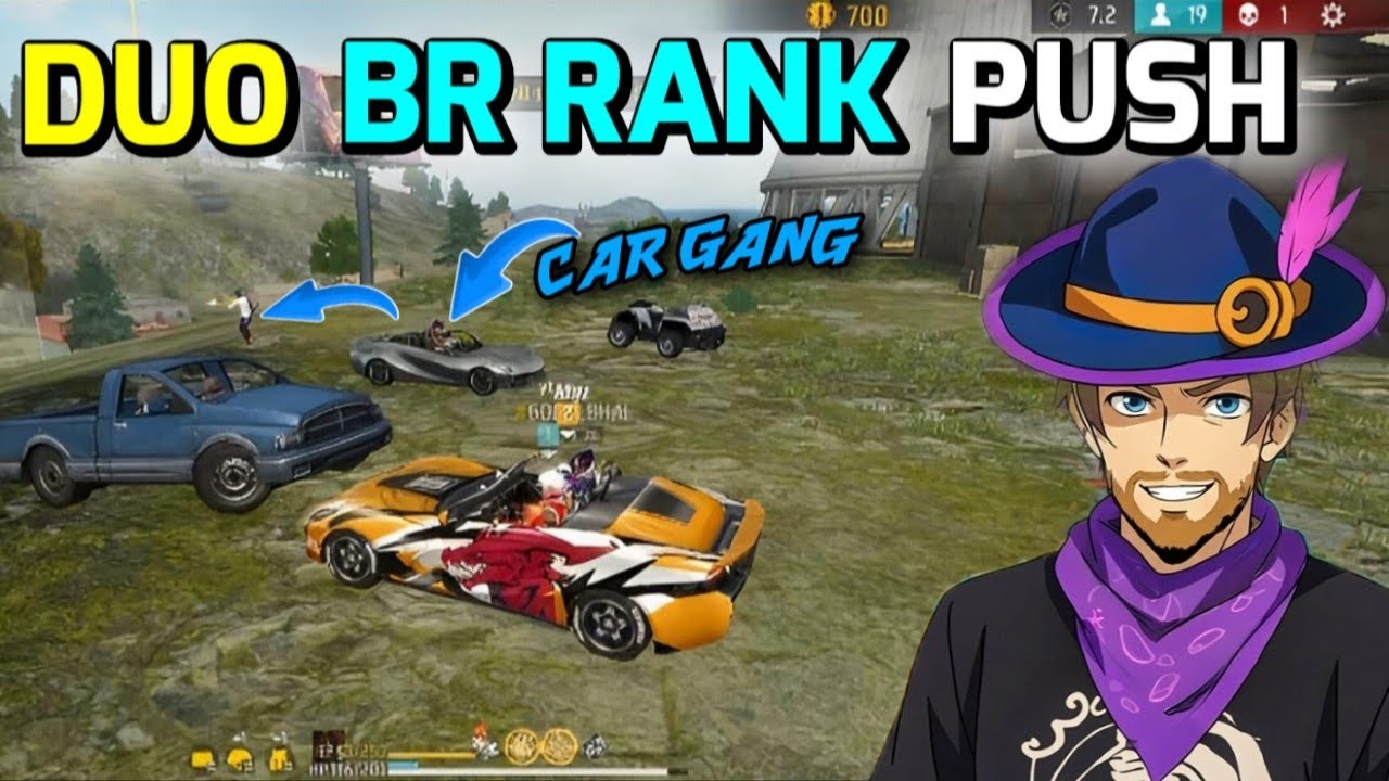 BR RANK PUSH DUO WITH GOPAL BHAI #freefire #garenafreefire #brrankpush 