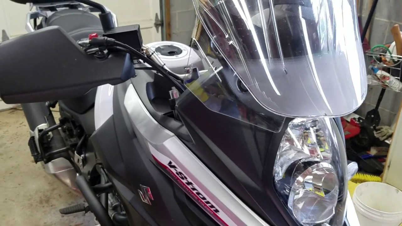 Installing Galfer stainless braided brake lines on a 2017+ V-Strom 650
