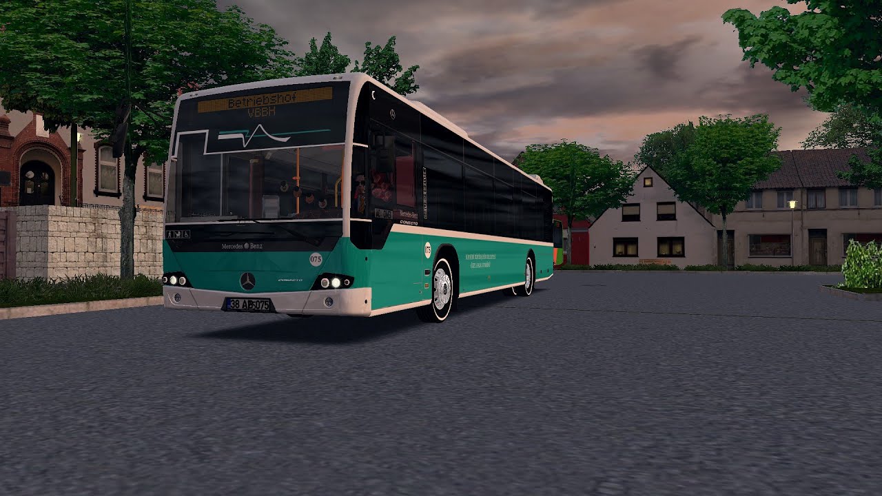 Mercedes Benz Conecto Bad Hügelsdorf 2020 City Drive -  #omsi2 #mercedesbenz #gaming #keşfet #games