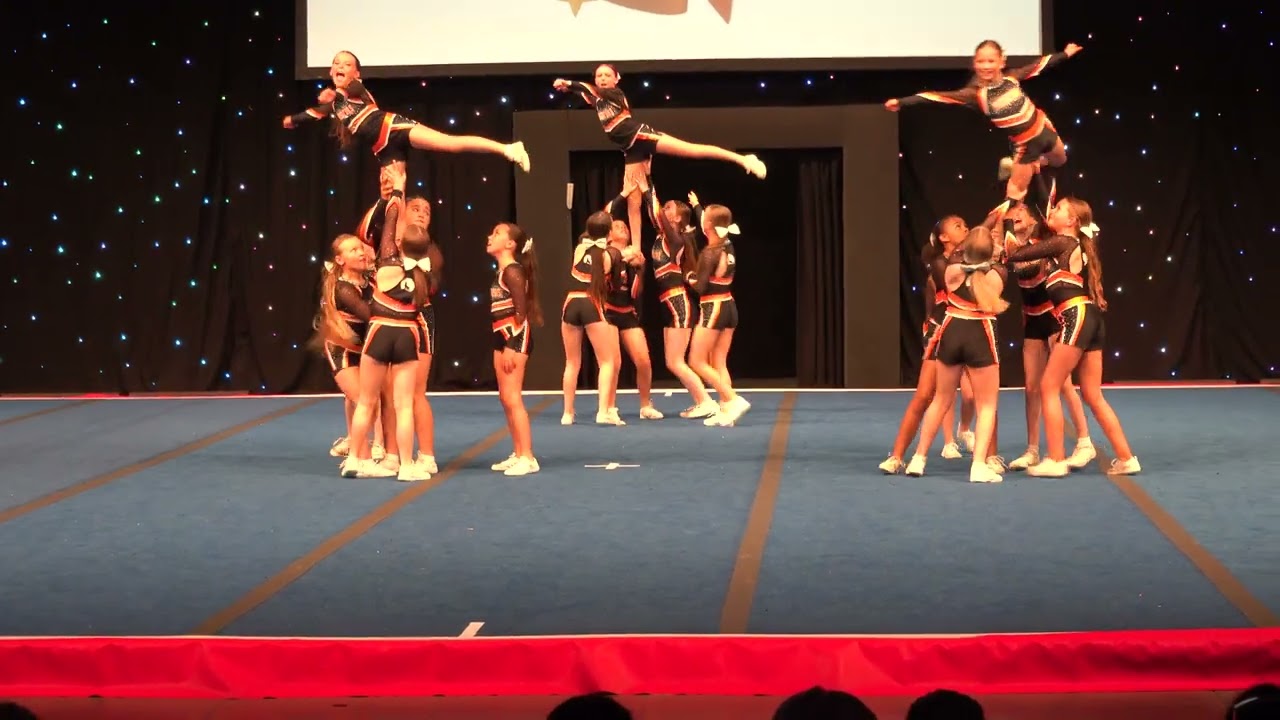 Predator Athletics Wolves Youth Level 2 Cheer Team at BCA Telford May 2023