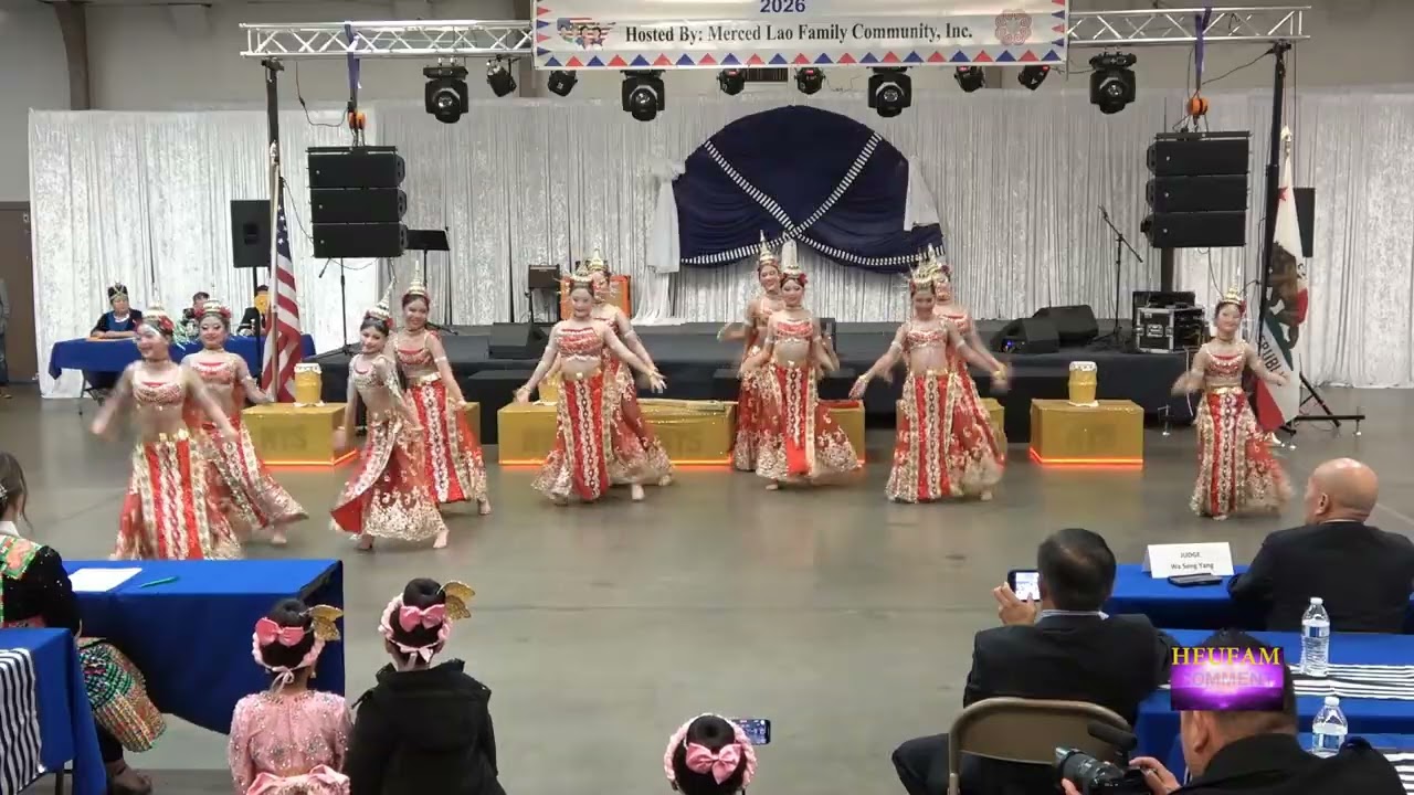Ntxhais Yeeb Suab | Dance Comp Rnd 1 | Merced Hmong New Year 2025-2026 