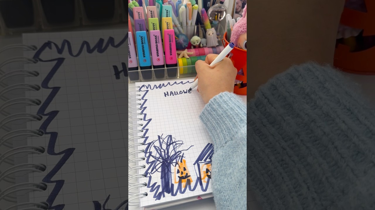DECORA TUS CUADERNOS DE JALOGUIN