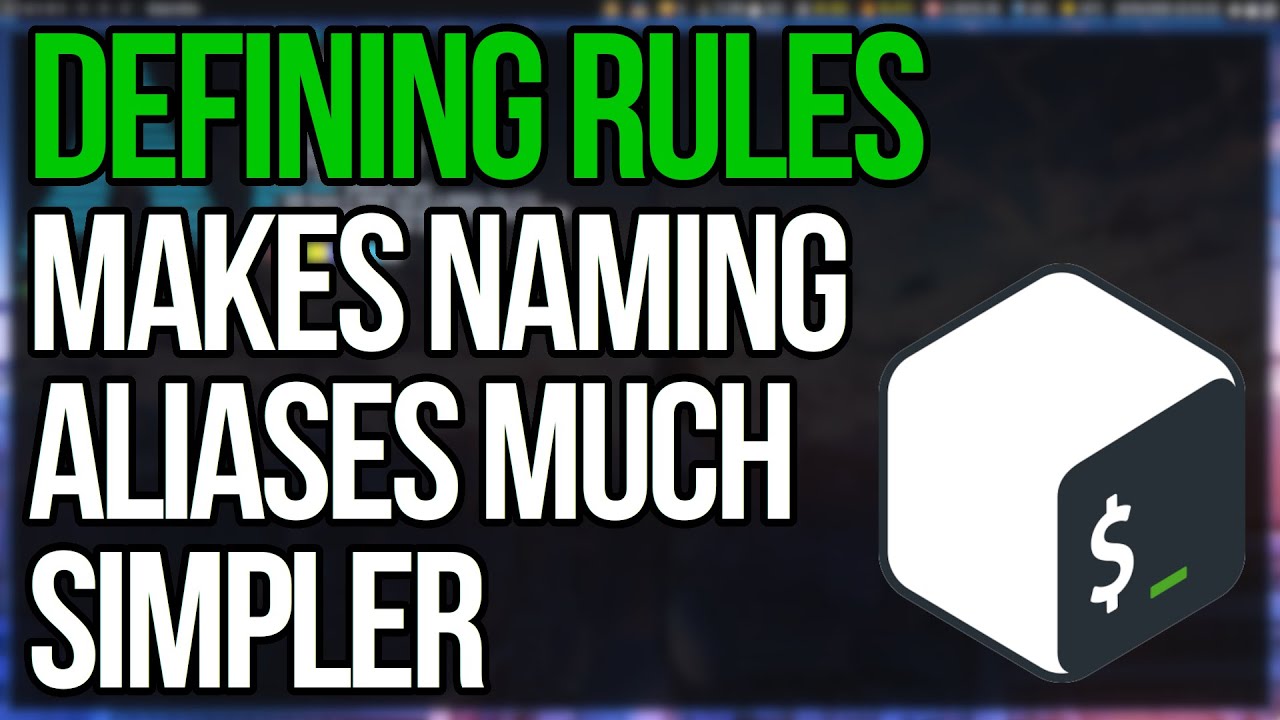 Stop Thinking About Bash Alias Names And Just Define Rules