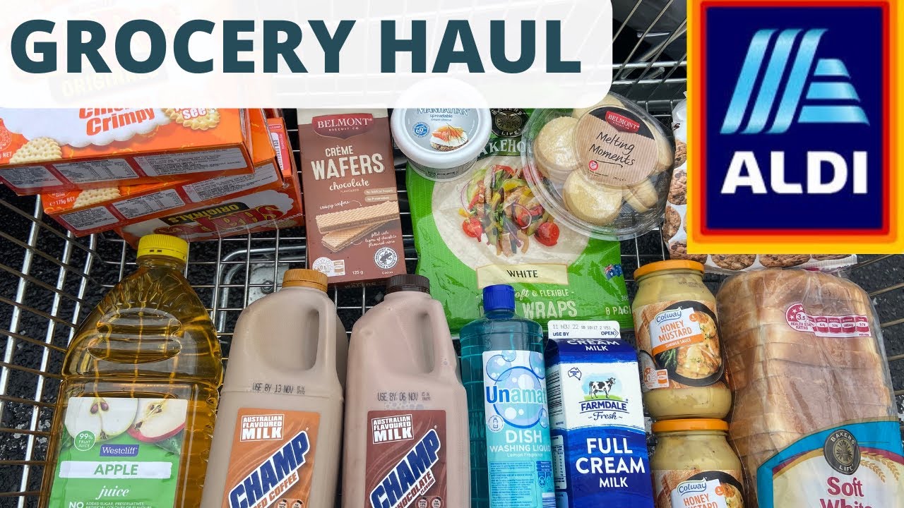 ALDI GROCERY HAUL / TOP UP SHOP / FAMILY OF 4 AUSTRALIA