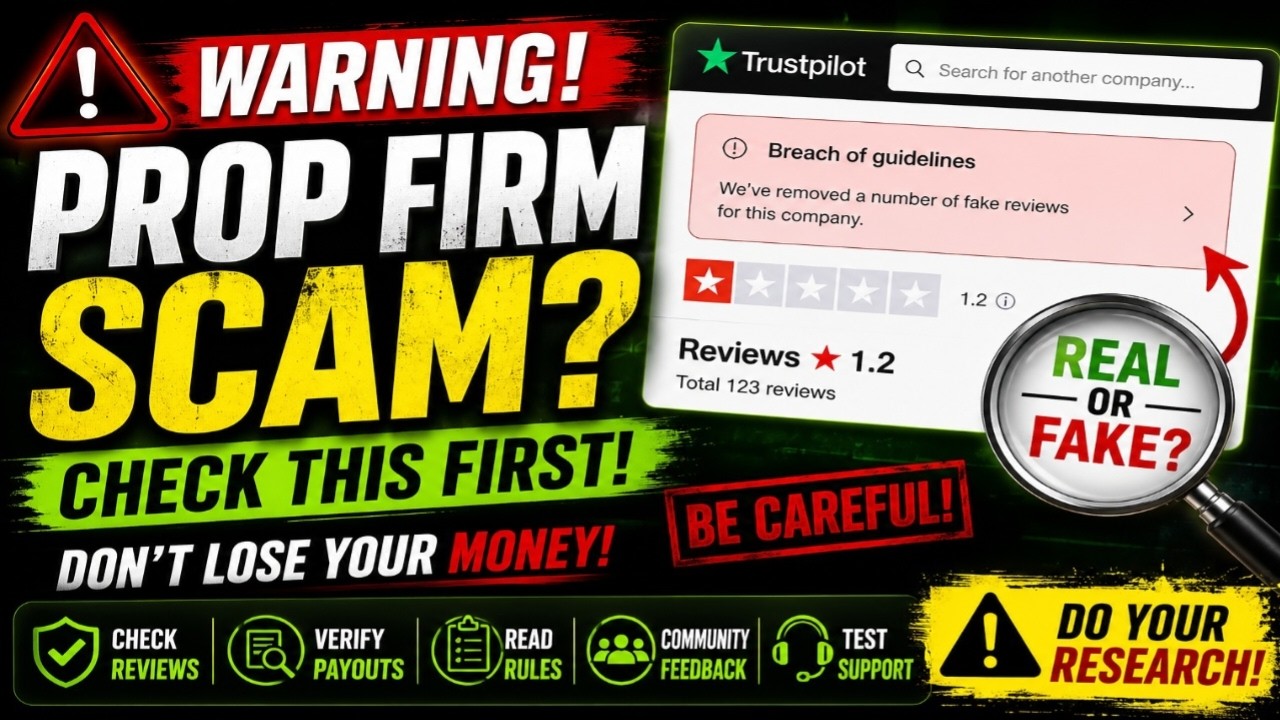 How to Check a Prop Firm on Trustpilot? 🚨 Avoid Scam Prop Firms Before You Buy!