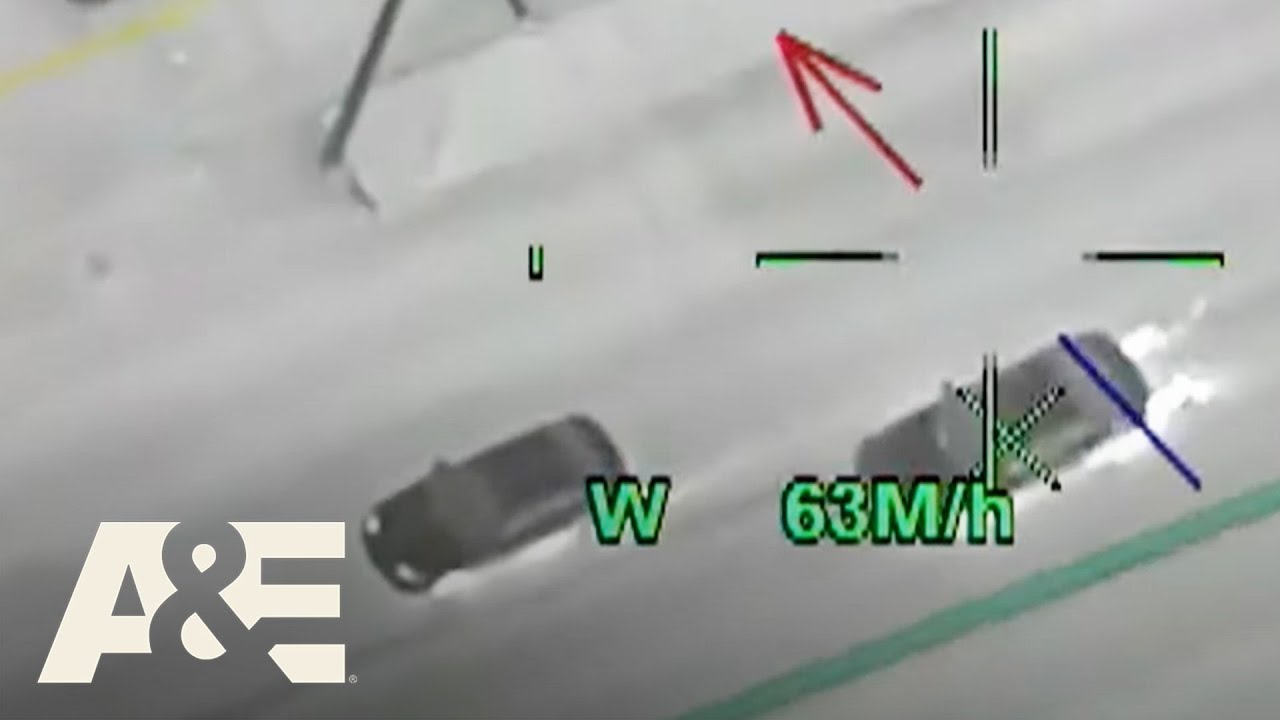 DUI Suspect Drives Recklessly, Crashes Into Ditch Amid Pursuit | Fugitives Caught on Tape | A&E