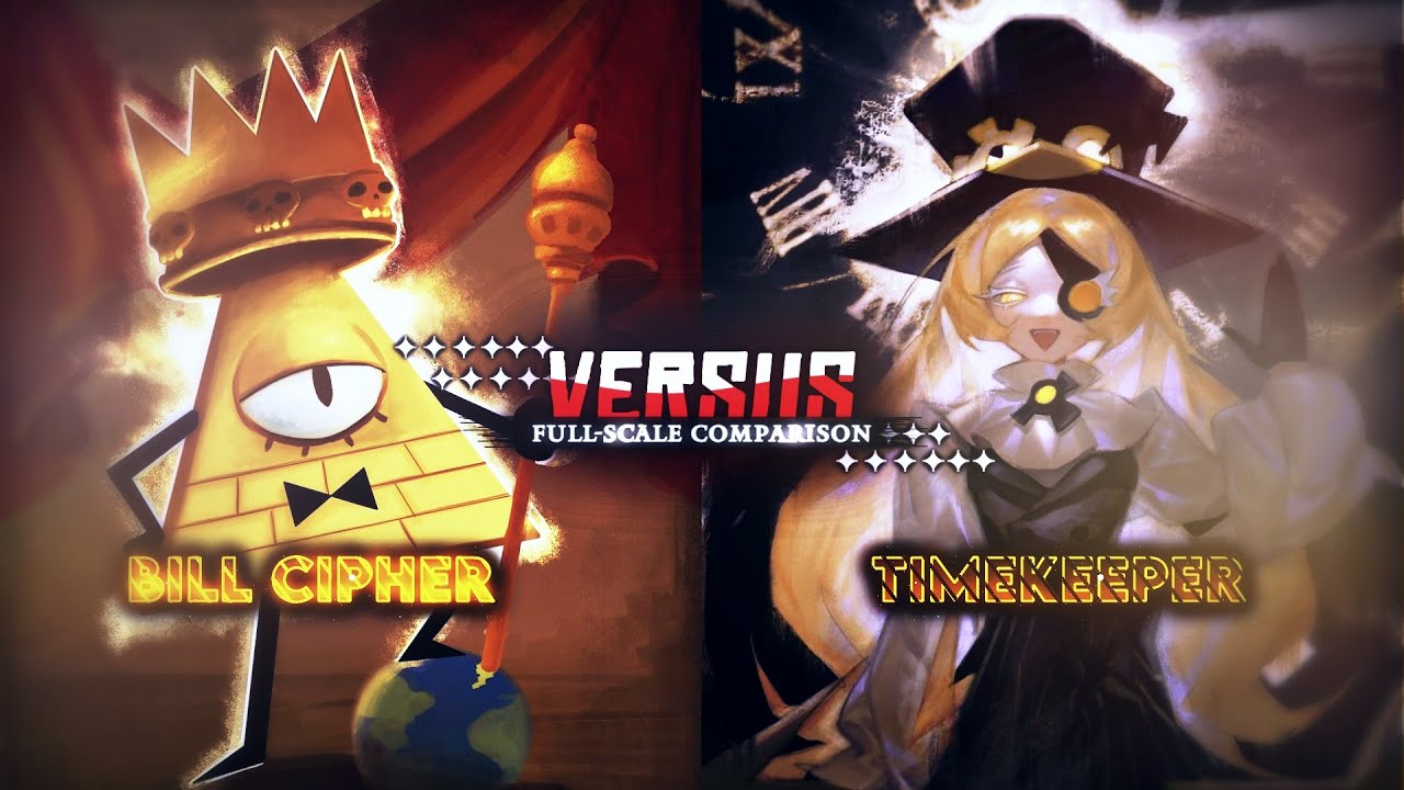 Timekeeper Cookie vs Bill Cipher | Cookie Run vs Gravityfalls  