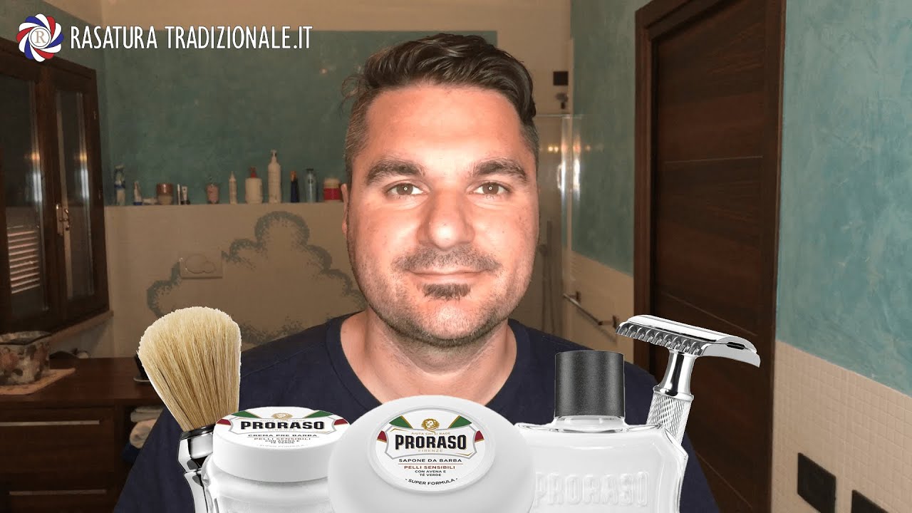 Una sbarbata... in bianco! - Rasatura tradizionale - Muhle R41 - Proraso Bianca