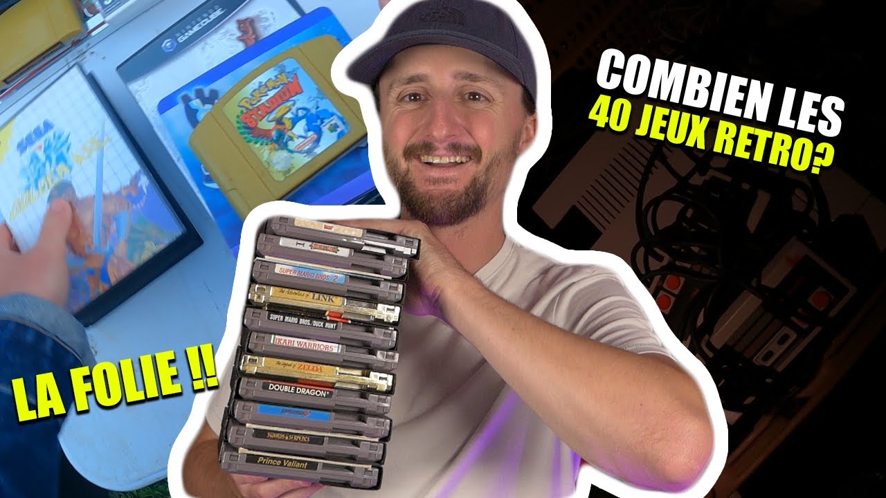 LOT RETRO NES, GAMEGEAR, GAMEBOY EN VIDE GRENIER !