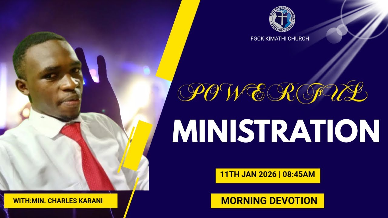 POWERFUL MINISTRATION BY MIN. CHARLES // 11/01/2026