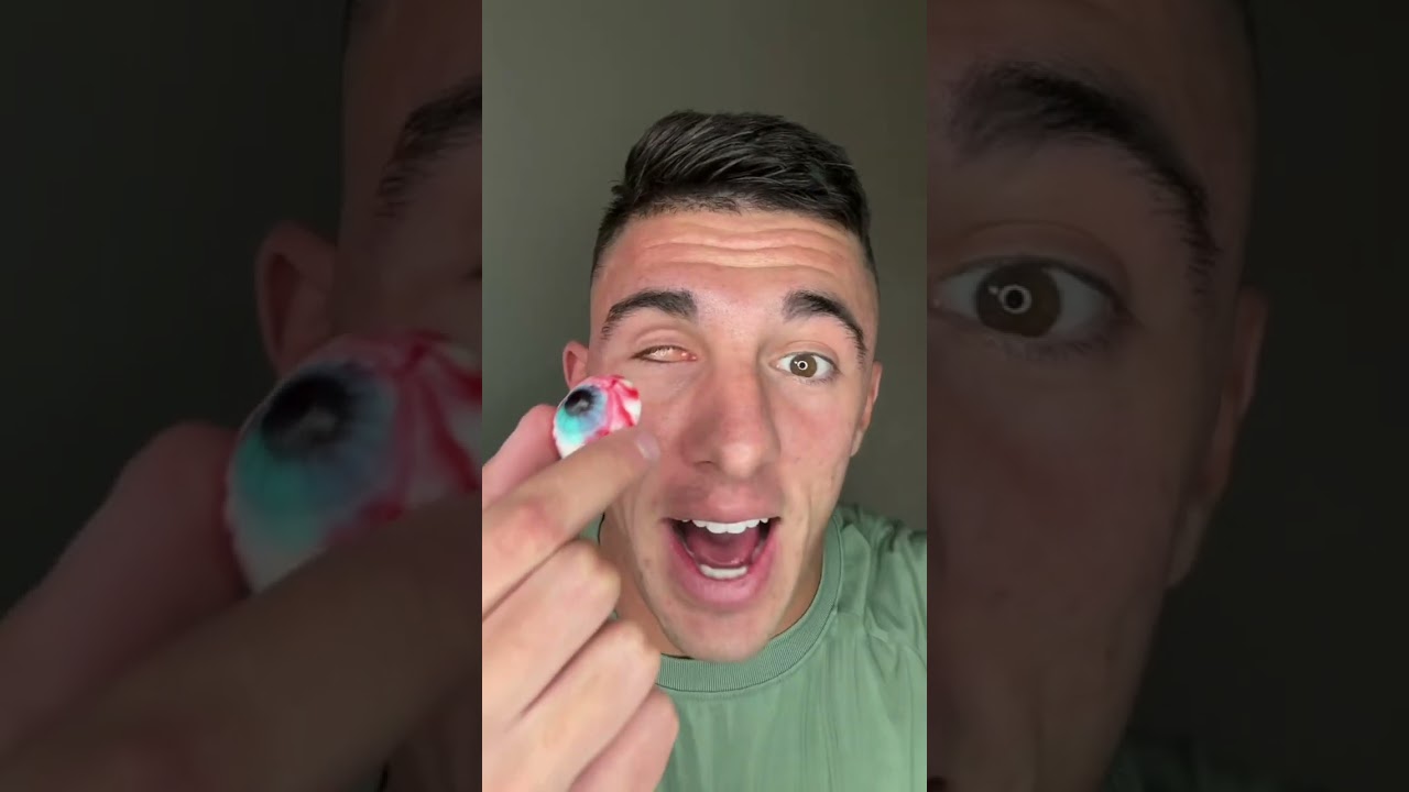 НОШУ МАРМЕЛАДНОЕ ГЛАЗНОЕ ЯБЛОКО 😮 #шорты
