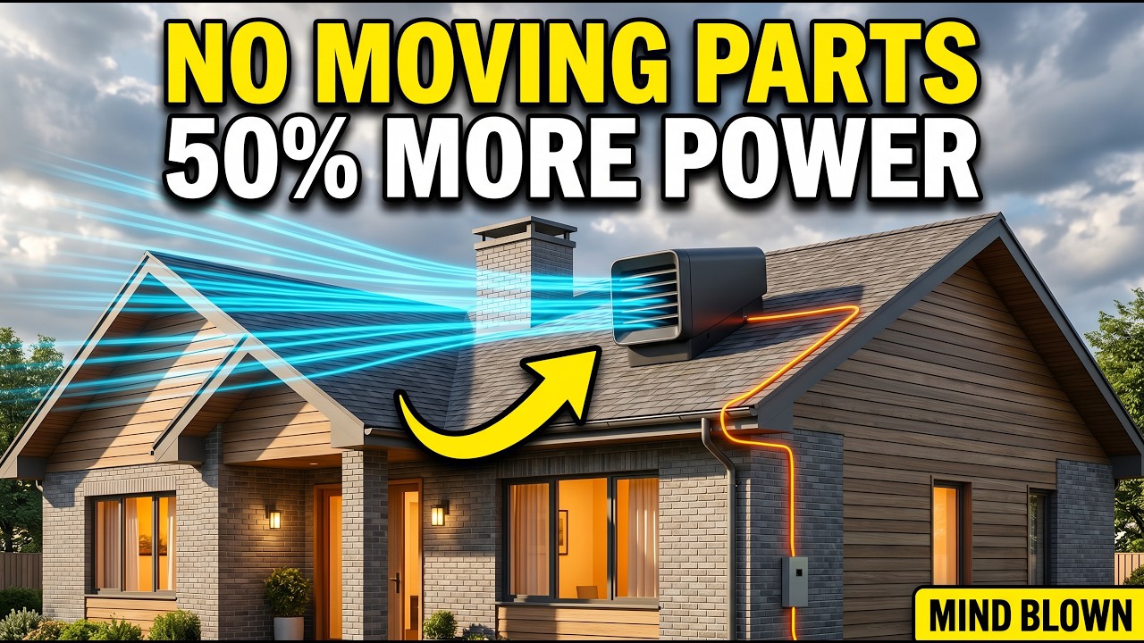 The $90 Motionless Wind Turbine That Powers Any Home for Free Forever &mdash; And Beats Rooftop Solar