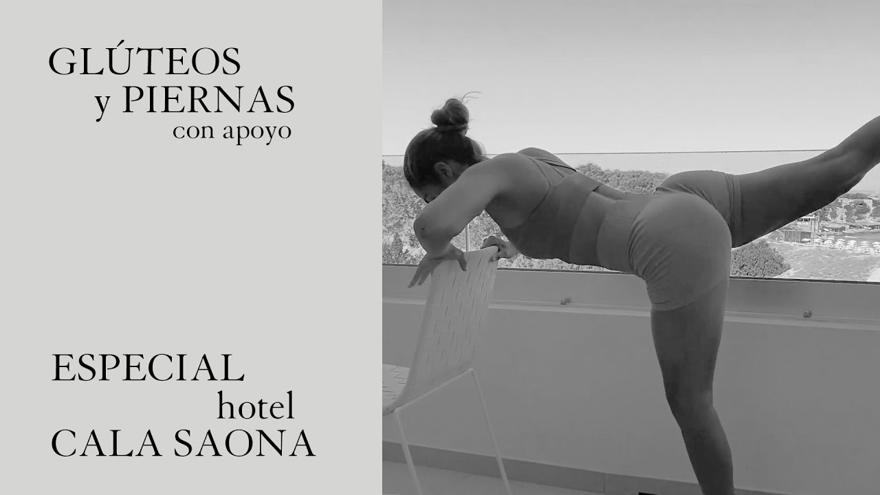 Entreno de GLÚTEOS y PIERNAS | Clase ESPECIAL grabada en el hotel Cala Saona de Formentera