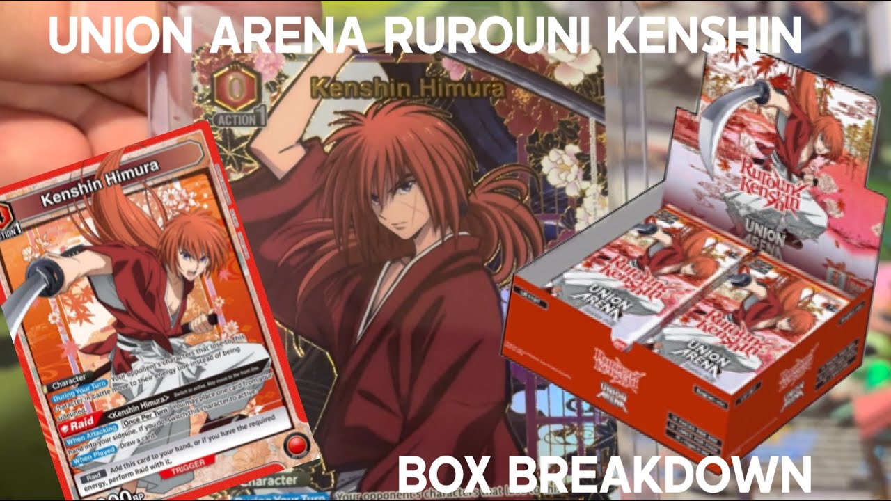 UNION ARENA RUROUNI KENSHIN BOX BREAKDOWN (Is it Worth it to Buy?)