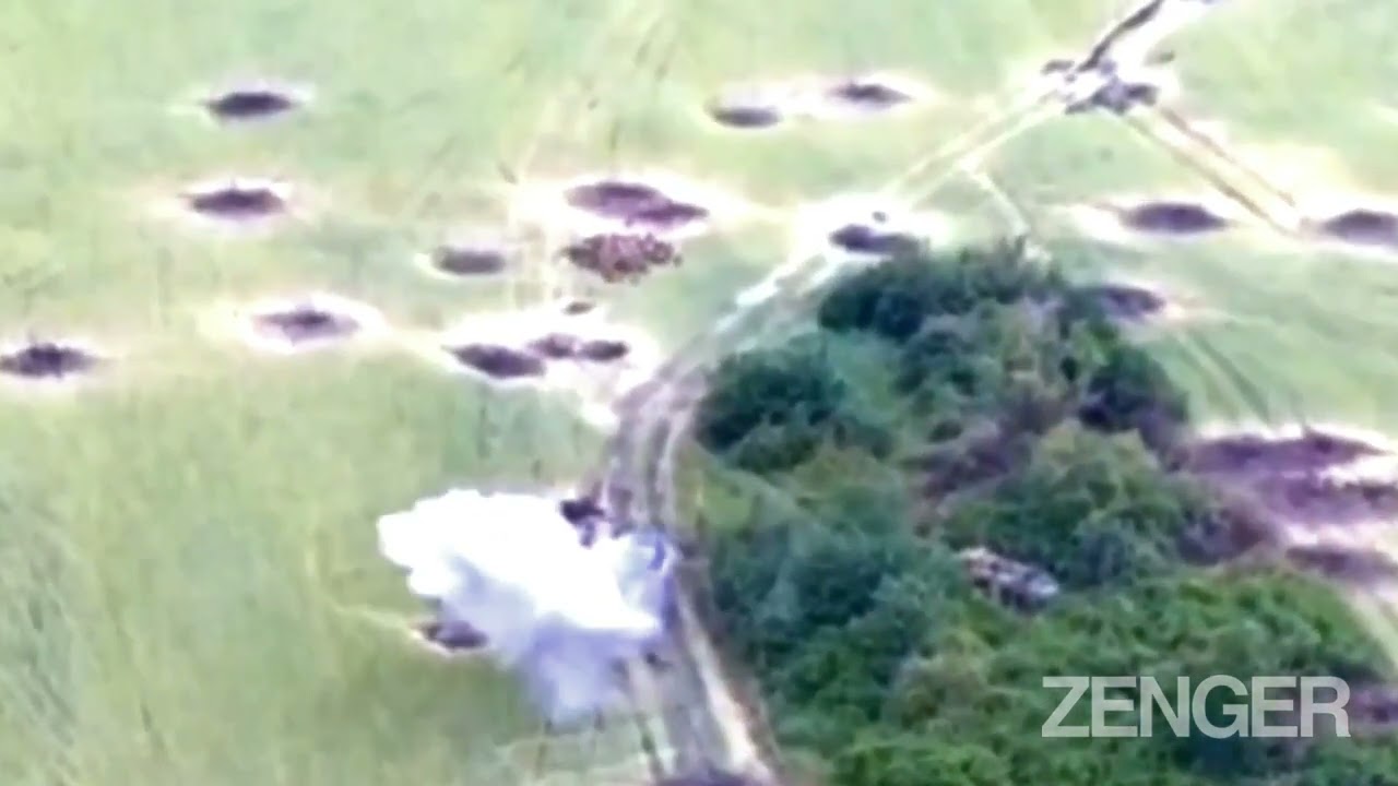 Russian Armored Vehicle Hit In Strike While Trying To Escape