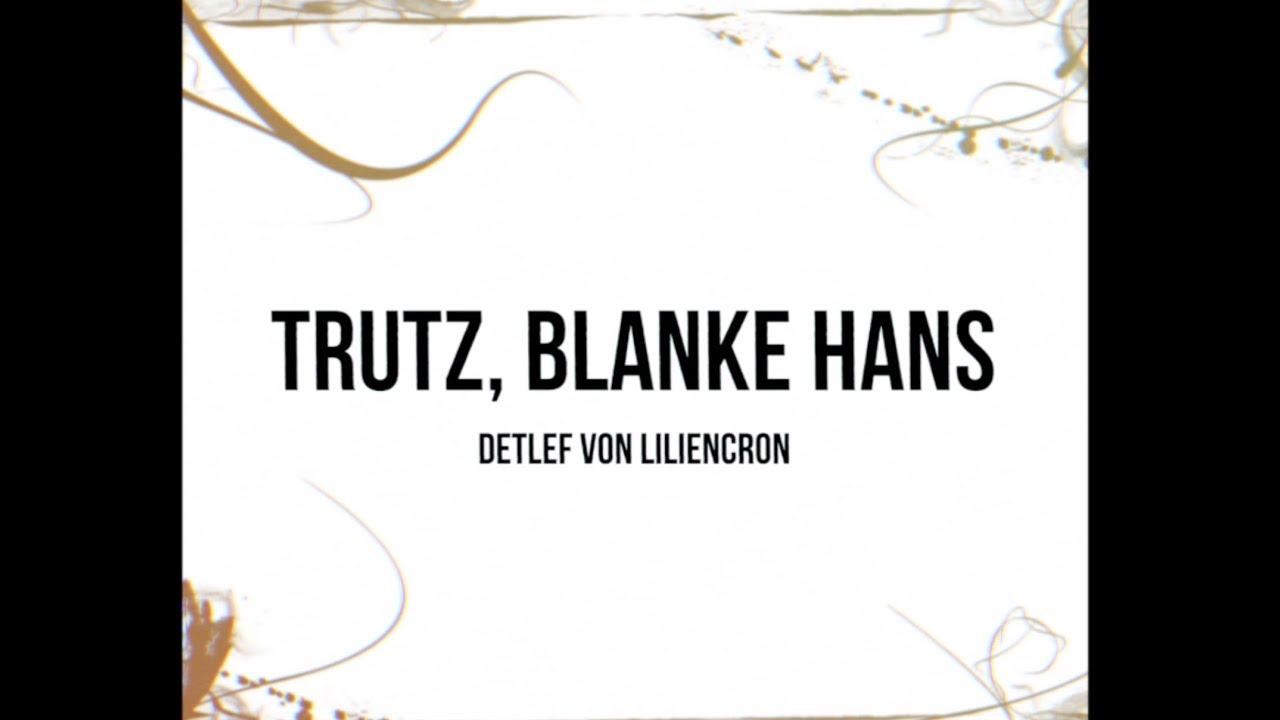 Trutz, Blanke Hans | Rap | feat. Nikodem