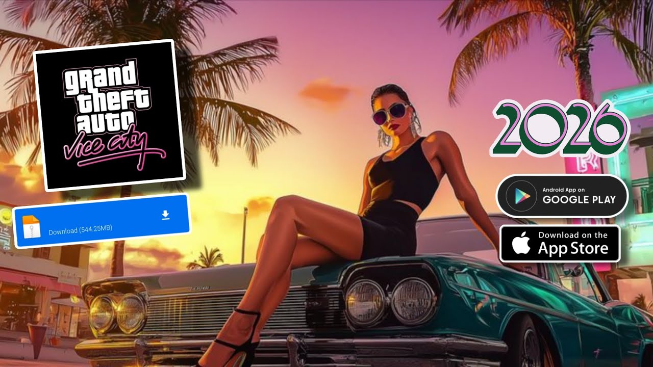 Скачайте GTA Vice City Mobile в 2026 году (Definitive Edition)