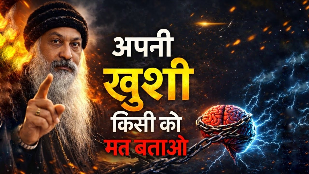 अपनी खुशी किसी को मत बताओ। #osho #inspirationalquotes #motivation #oshothoughts #maditation #hindi 