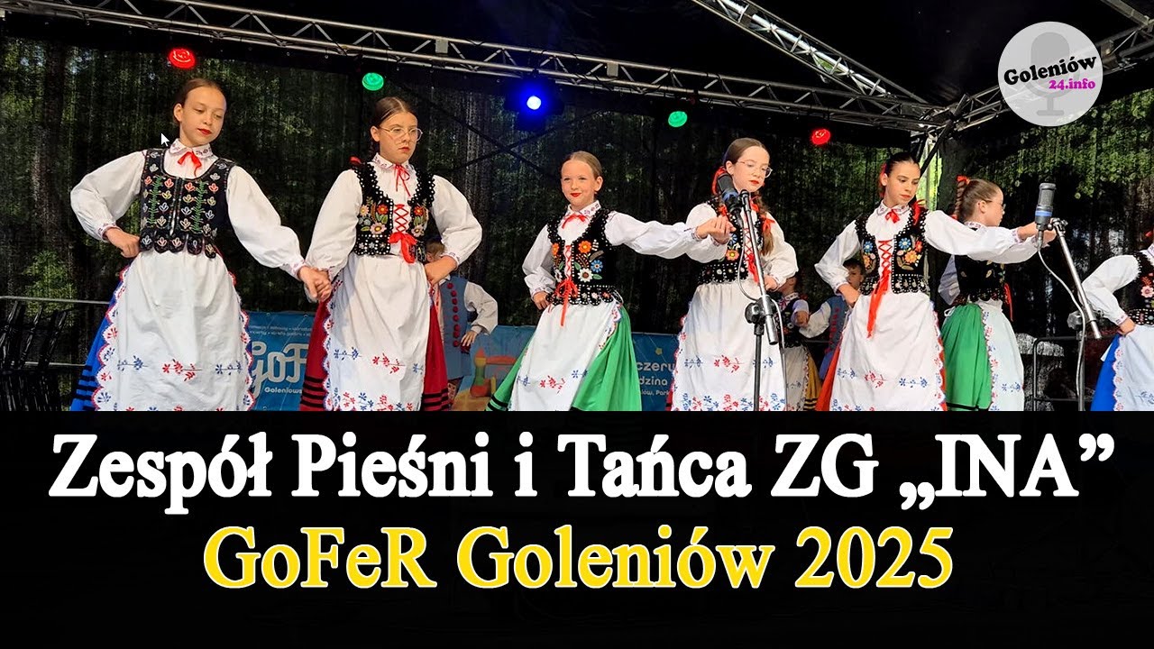 Zespół INA na GoFeR 2025 – Dzień Dziecka pełen tańca, muzyki i radości w Goleniowie!