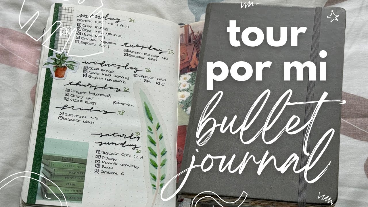 tour por mi bullet journal!📔🩶