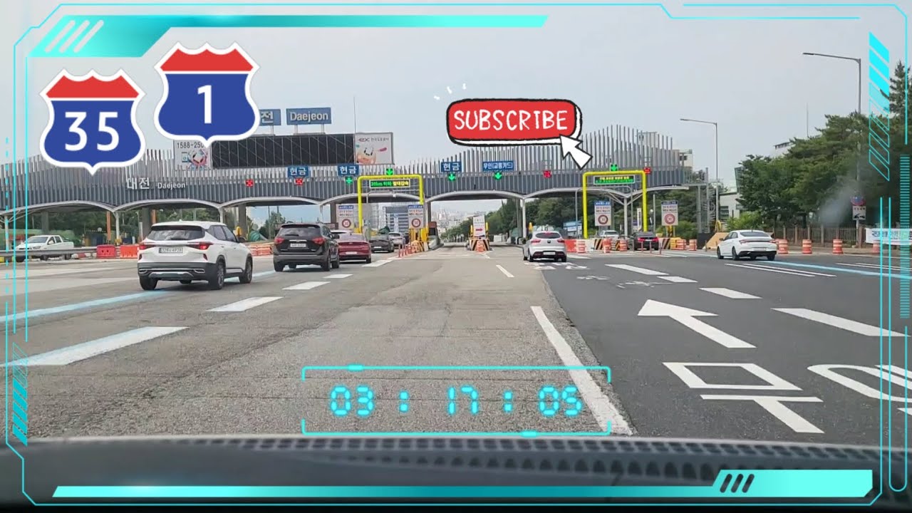 [35][1][Road Cam] 서청주IC ~ 대전IC 주행(6배속)