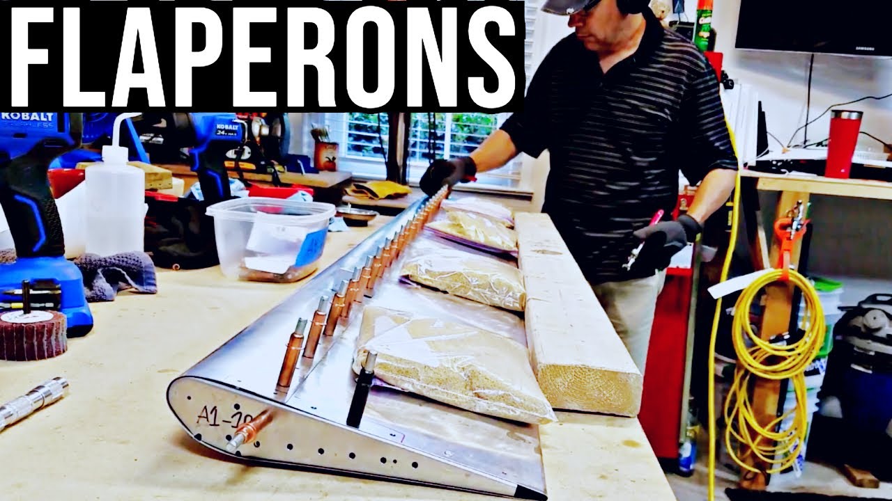 Flaperons Final Assembly - Zenith 750 Cruzer Kit Plane