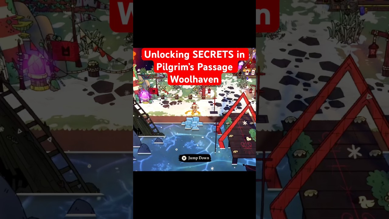 Unlocking Winter SECRETS in Woolhaven DLC! #gaming tips#gamingshorts #cultofthelamb #pcgaming
