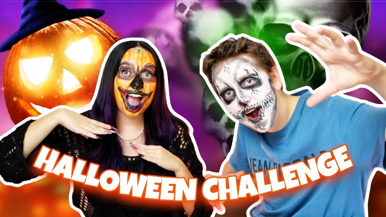 HALLOWEEN MAKEUP CHALLENGE S BRÁCHOU / KDO TO ZVLÁDL LÍP ? @FildaGames_ofc