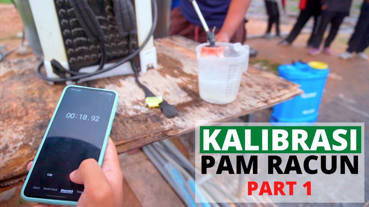 [ Kawalan serangga 9# ] Kalibrasi meracun | Part 1