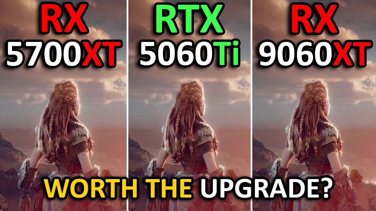 RX 5700 XT против RX 9060 XT против RTX 5060 Ti | Стоит ли обновляться в 2026 году? | 1080p, 1440p