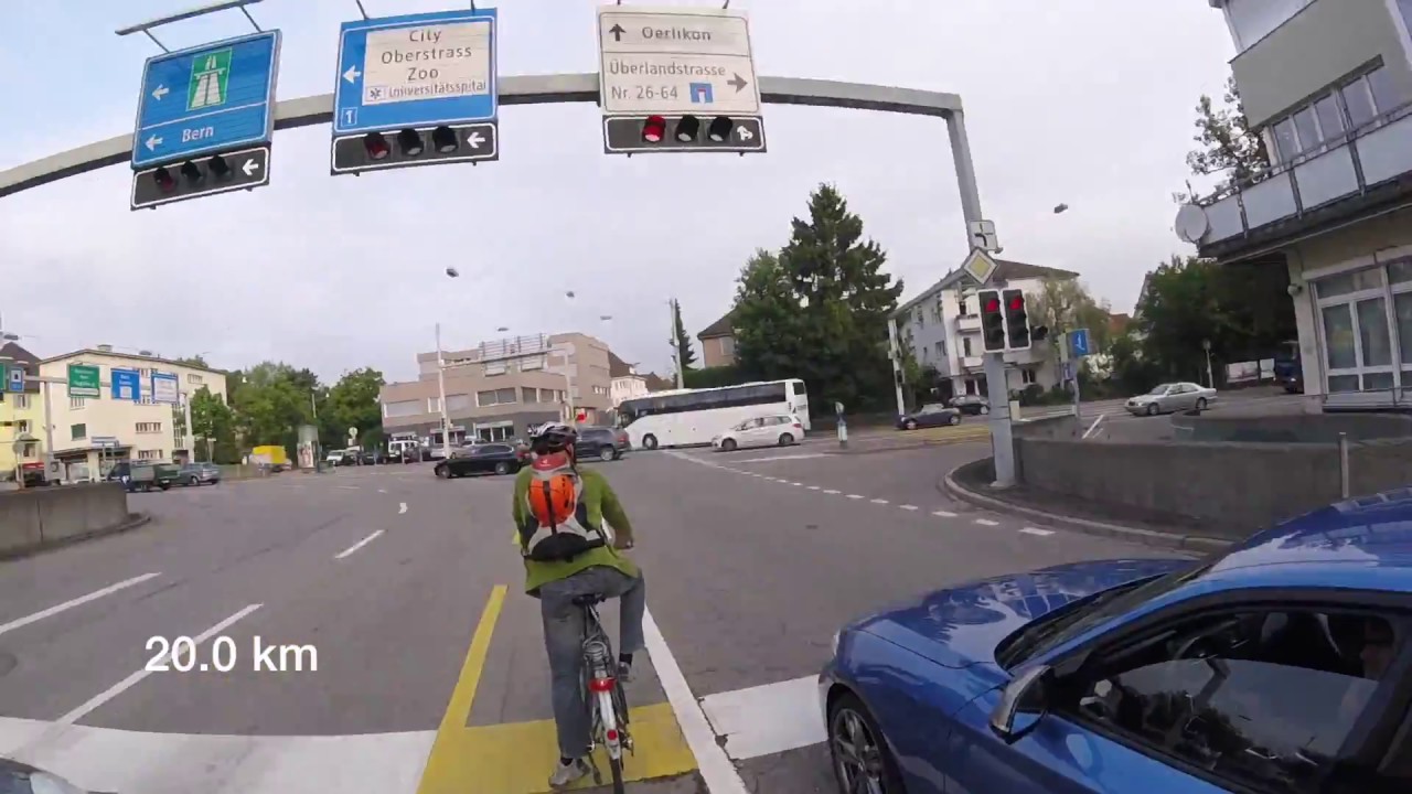 Mit dem Rennvelo von Winterthur nach Zürich