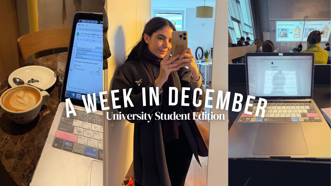 Realistic University Student Week In the Life| December Edition