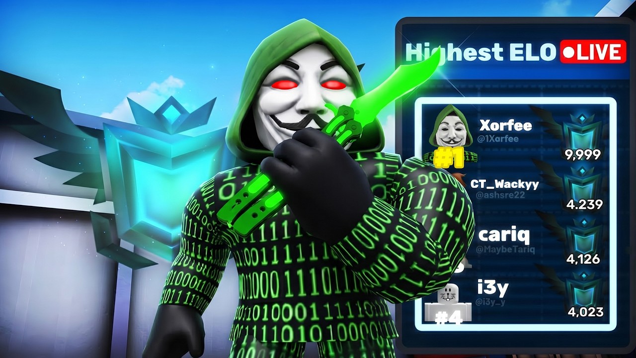 Wbiłem NAJLEPSZĄ RANGĘ JAKO HAKER w RIVALS (Roblox)
