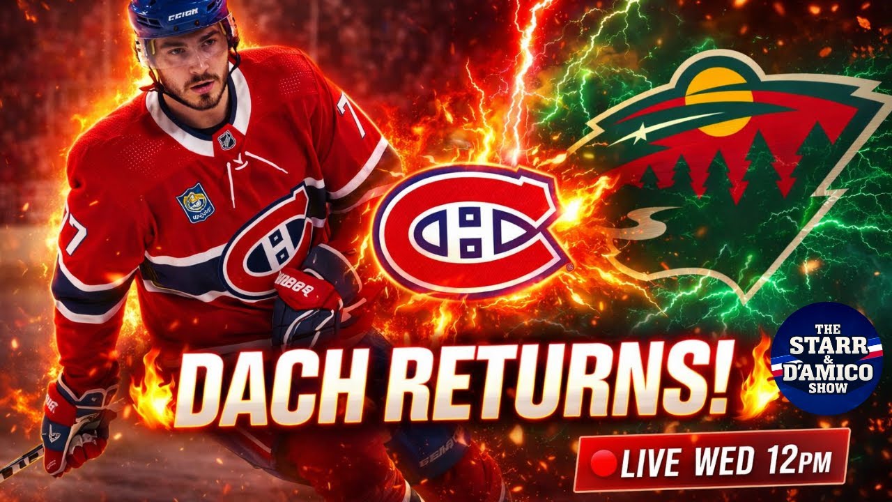 DACH RETURNS! What Did He Bring Back? | Habs vs Wild LIVE Reaction | Wed 12PM
