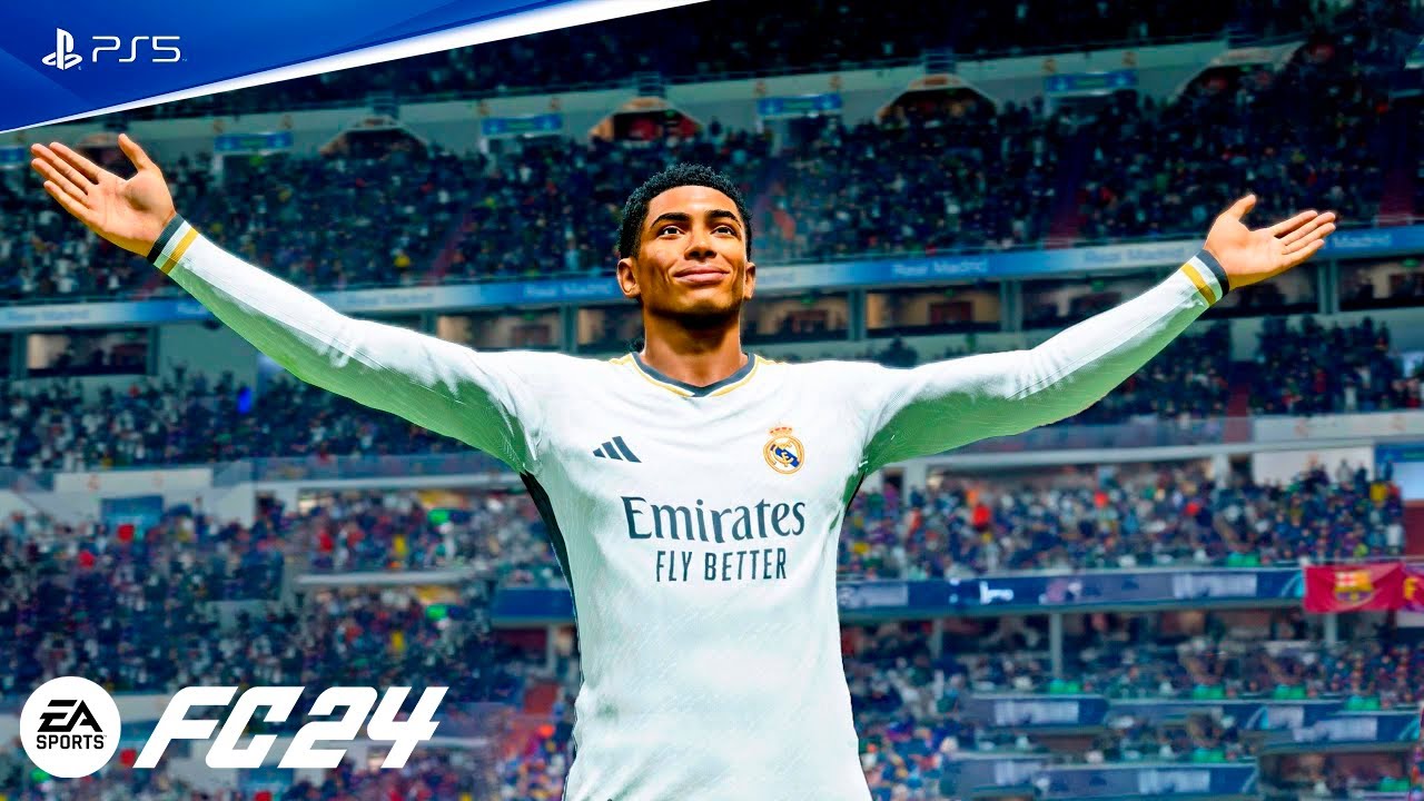 FC 24 Реал Мадрид - Барселона ⚽ Ла Лига 23\24 [PS5 Slim] Полный Матча