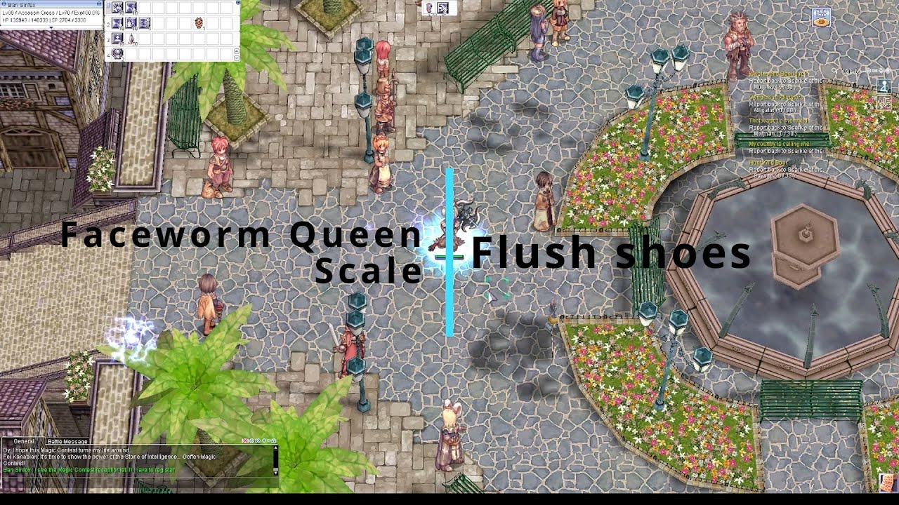iRO: Flush Sandals & Faceworm Queen Scale - Level 99 SinX at Geffen Magic Tournament (GMT)