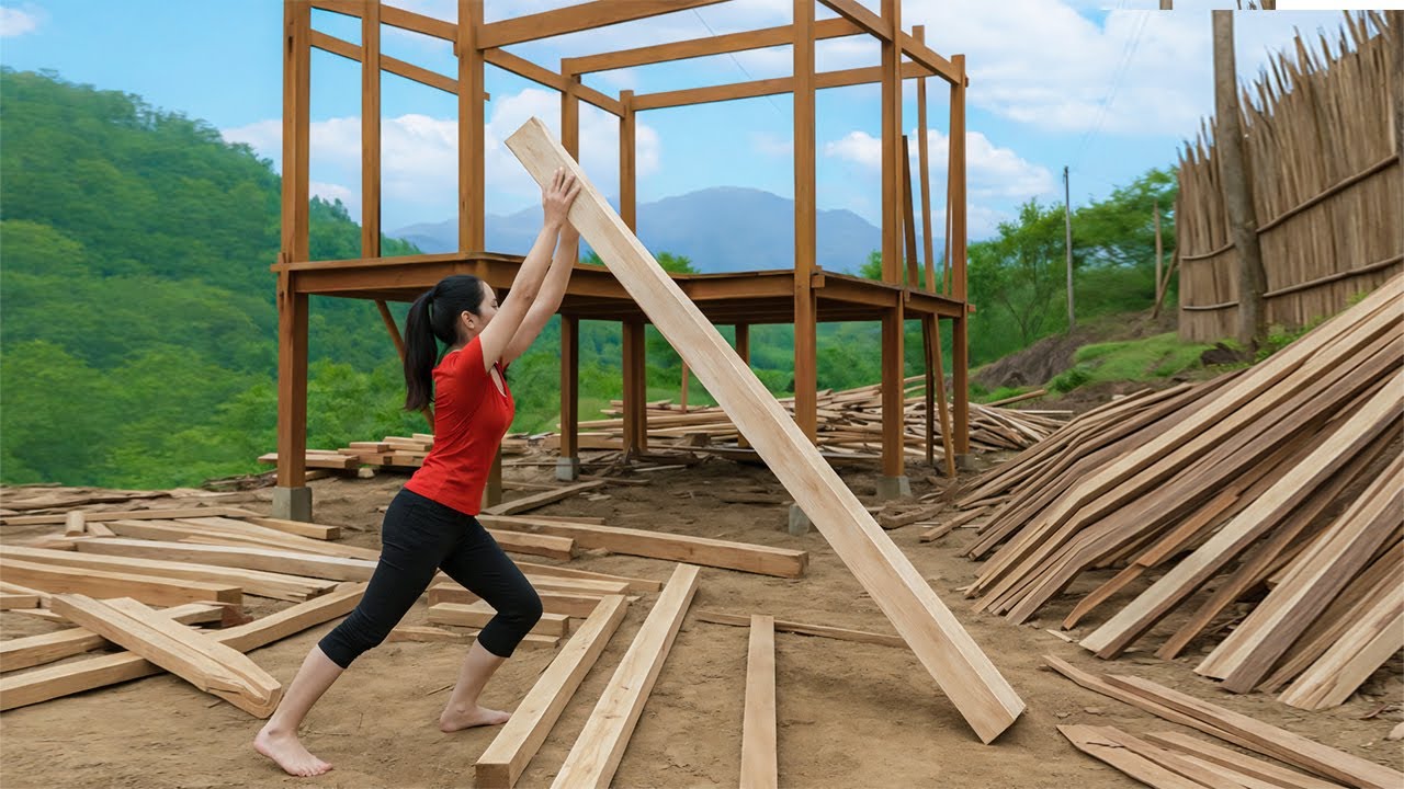 One Girl, One Dream – 98 Days Alone Building a Wooden Stilt House From Scratch