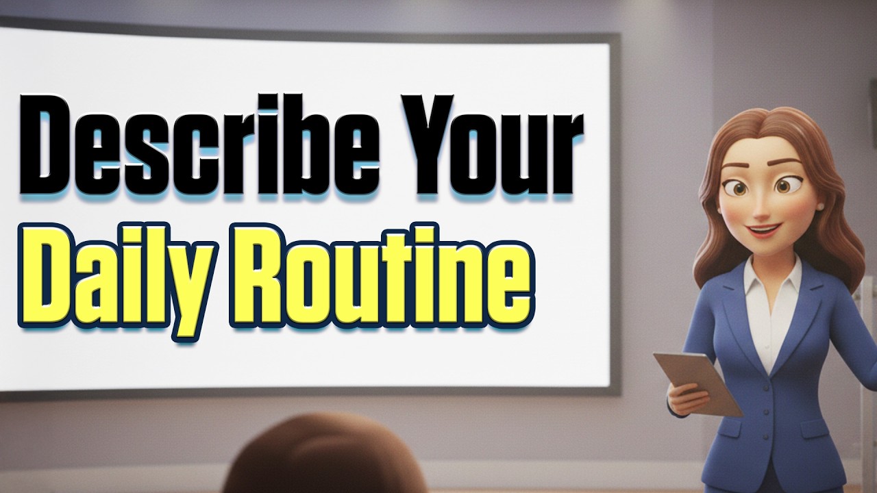 Daily English Conversation Practice | Describing Your Day in English | LinguaWave English