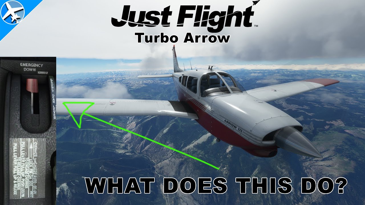 Backup Gear Extender - Just Flight Turbo Arrow - Microsoft Flight Simulator