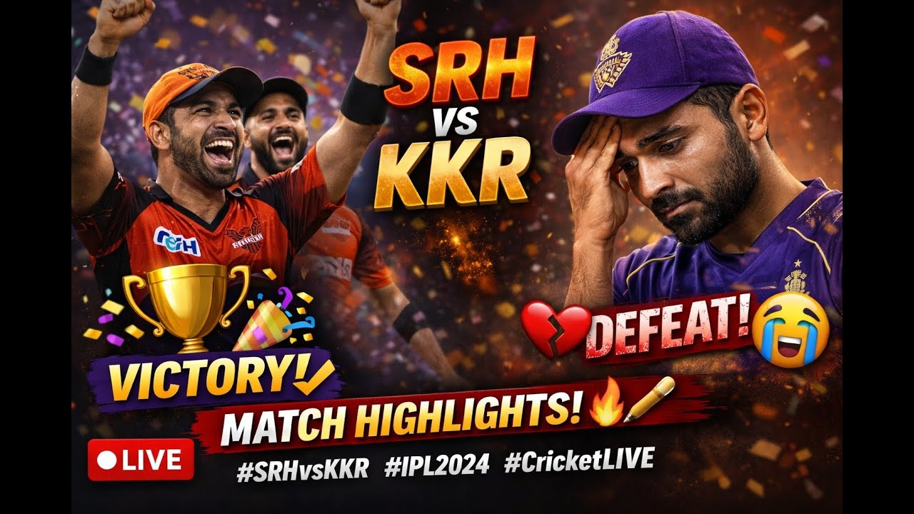 KKR CHOKED 😳 SRH DOMINATION 🔥 LIVE REACTION | SRH vs KKR IPL 2026 | Crazy Match!