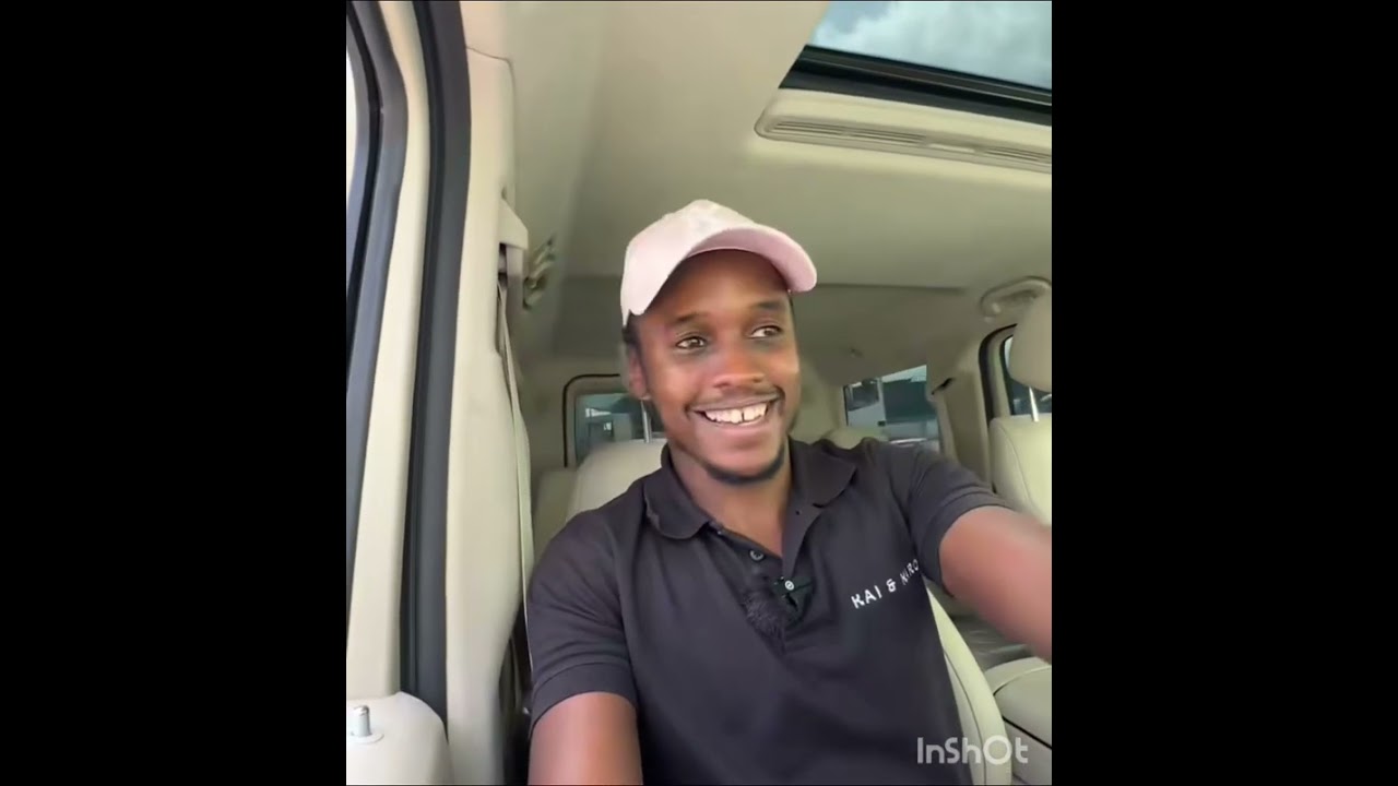 Millionaire Khalif Kairo doing a Mercedes Benz G63 review perfectly