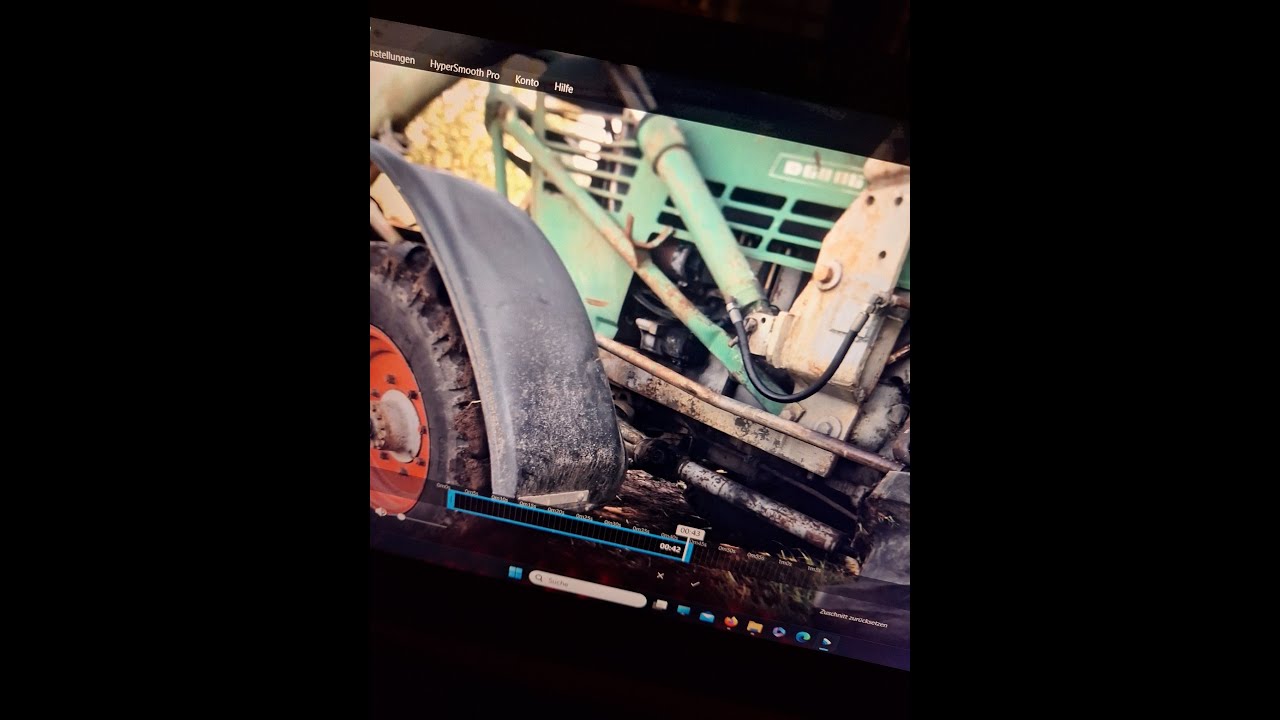 Deutz D 6006 A mit Baas Frontlader Ersteinsatz nach Kauf