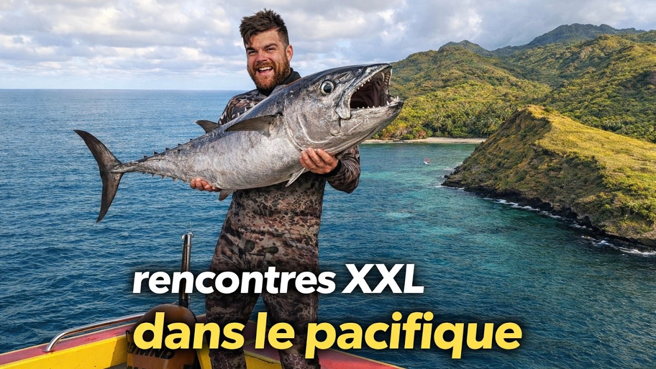 Chasse sous-marine en Polynésie - Ils ne sont jamais loin 🐟🦈 🌪️