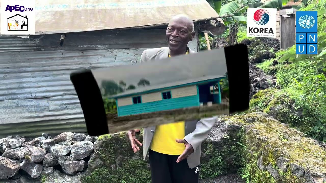 Présentation des activités du projet Abris dans le Territoire de Rutshuru au Nord Kivu RDC par ONG A