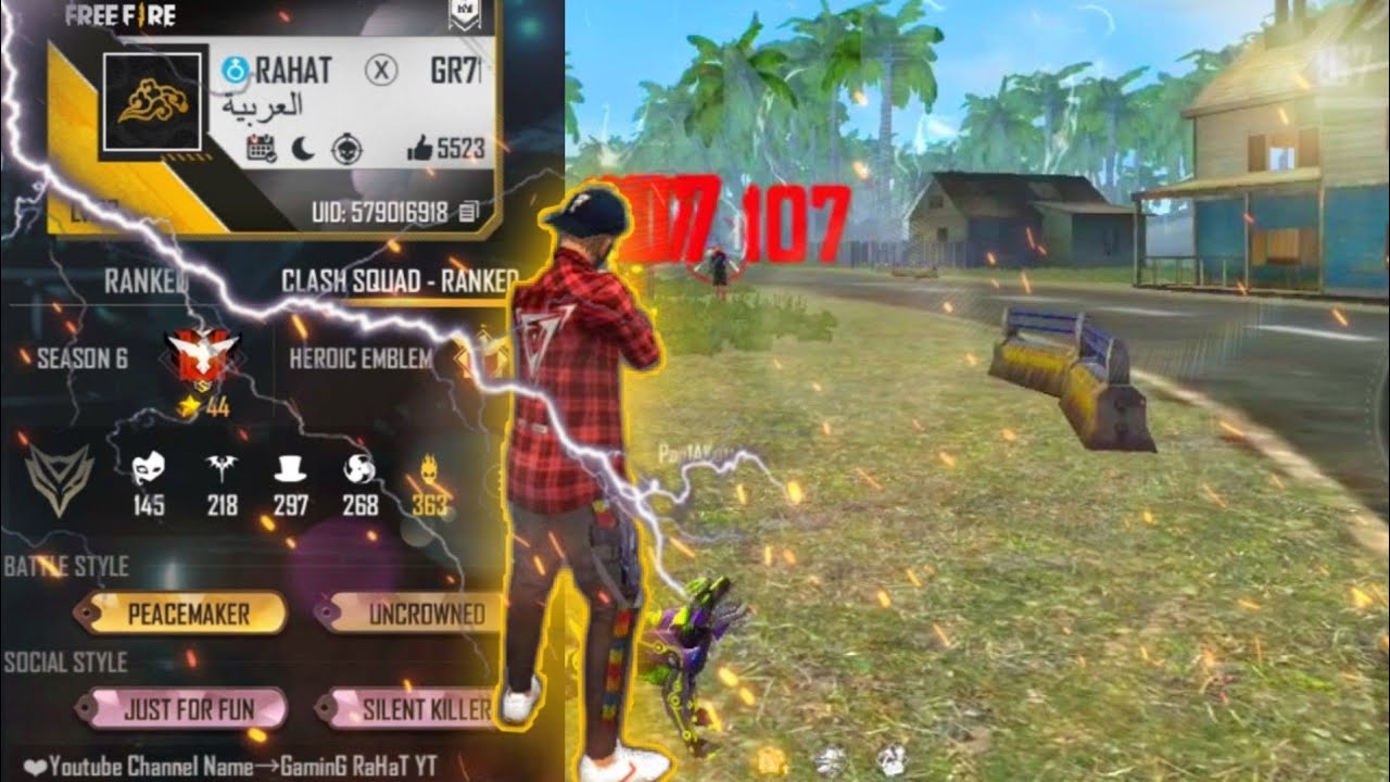 amazing FF gameplay || broken screen #1million