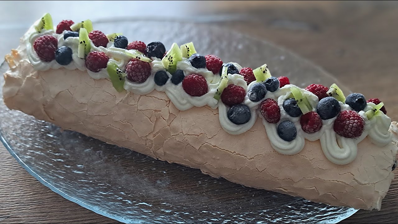 Супер вкусный и простой МЕРЕНГОВЫЙ РУЛЕТ! Каждый должен это попробовать!