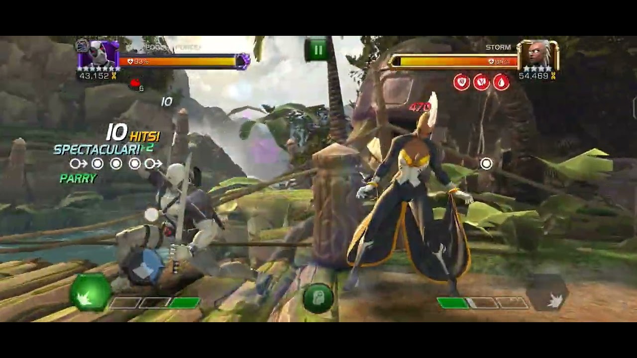 Mcoc Realm of legends run with R4 20 Sig Deadpool X Force