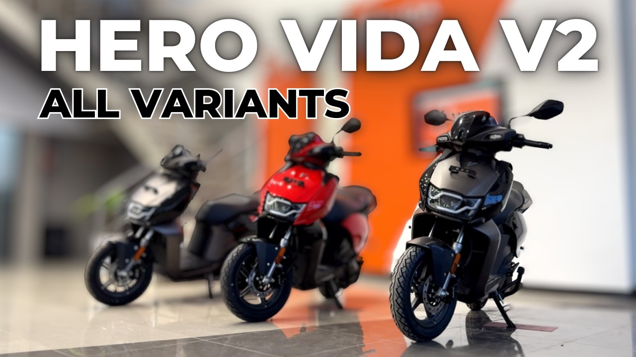New Hero Vida V2 Electric Scooters | All Variants | Detailed Review | Motorxone